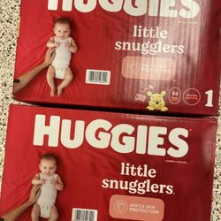 Brand New Huggies Size 1 Diapers 