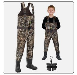 TIDEWE Chest Waders For Toddler, Children Neoprene Waterproof Insulated Size 6/7