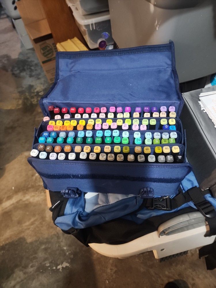 Alcohol Market Set. 122 Colors Dual Tip