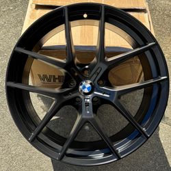 Brand New 20” BMW Style Satin Black Staggered Wheels 5x112 All 4 Price Firm