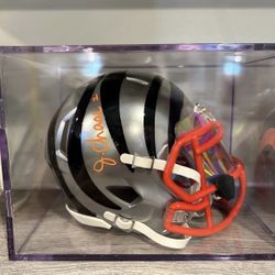 Ja’marr Chase Signed Mini Helmet