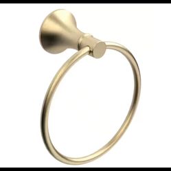 Glacier Bay Sadira Wall Mounted Towel Ring in Brushed Gold