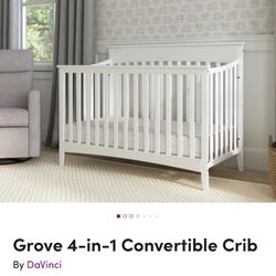 Grove 4 in 1 Convertible Crib