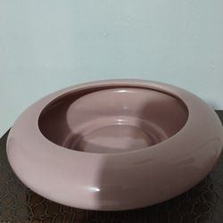 VINTAGE HAEGER POTTERY ROUND POT PLANTER 9"×3"