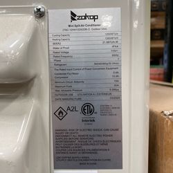 Zokop 21 SEER2 12000 BTU condenser only