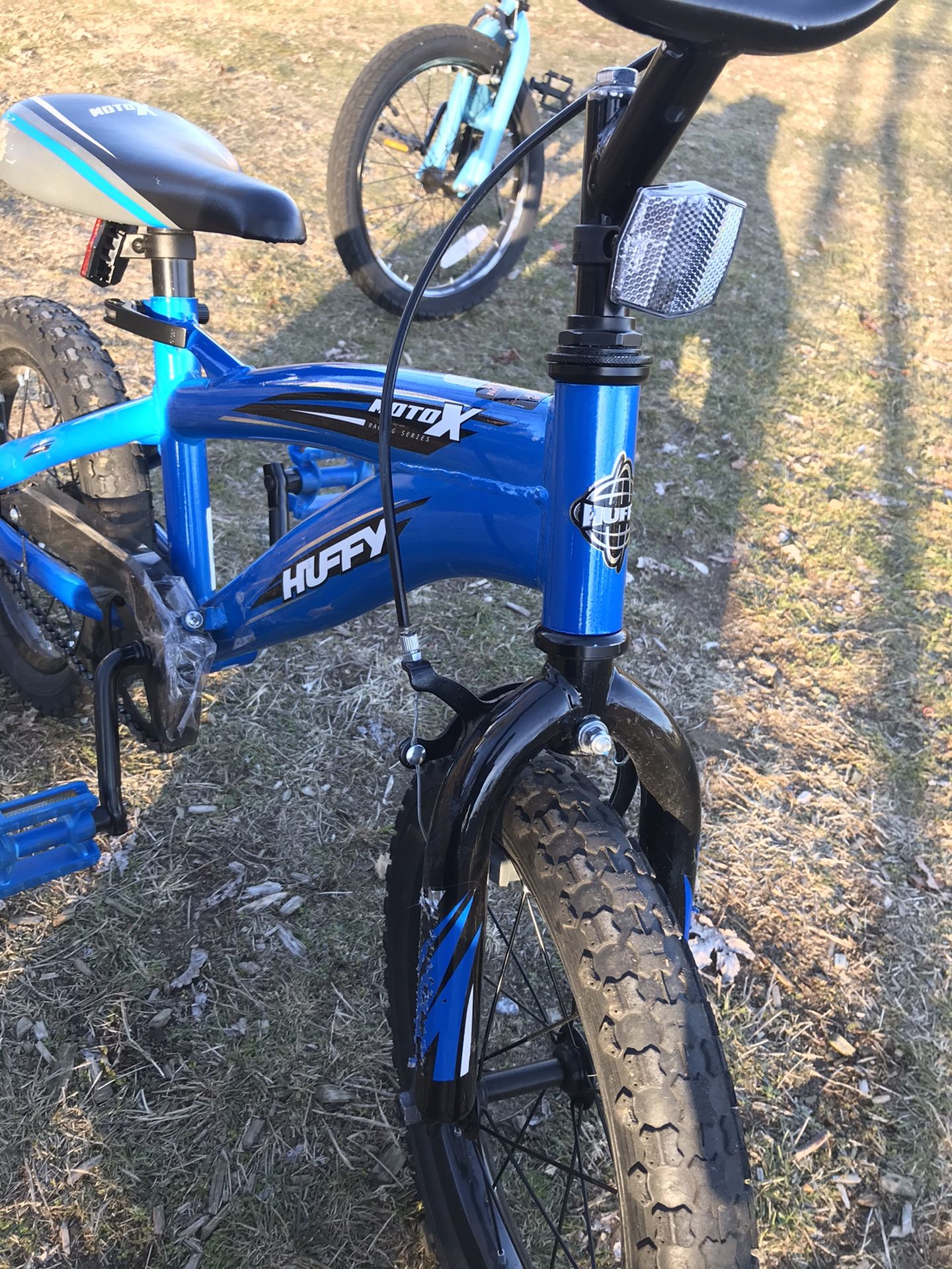 Huffy Bicycle Company Kids Bike, 14" Gloss Blue