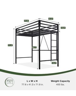 Loft twin bed