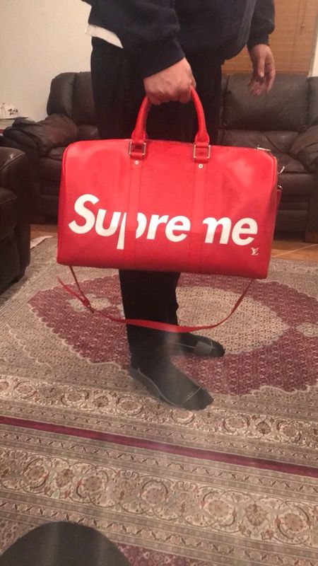 Bolsa Mala de viagem Supreme Keepall 45 RED PREMIUM