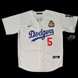 Freeman Dodgers MLB Women Jersey