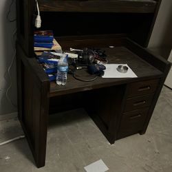 Solid Wood Desk With Removable Top