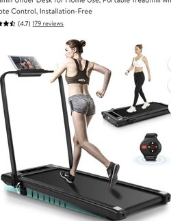 Ancheer 2-in-1 Folding Treadmill