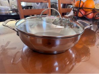 Princess House Stainless Steel 5-Qt Braiser