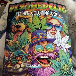 Psychedelic Stoner  Coloring Book 