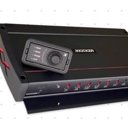 KICKER AMP KXA2400.1 With Wireless Bass Knob Control