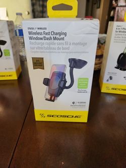 Scosche Wireless Fast Charging Window Mount.
