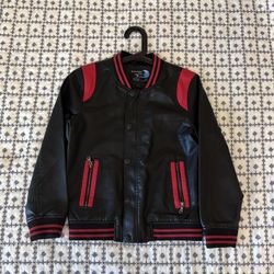 Black & Red Bomber Jacket