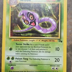 Pokemon Fossil Series Arbok
