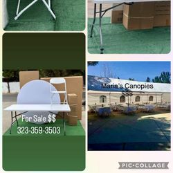 New Chairs, Tables & Canopies For Sale