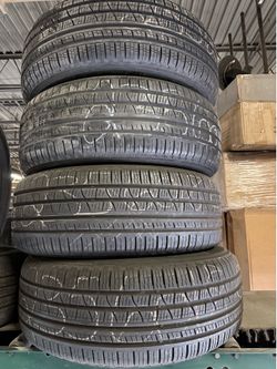 4 used 235/60/18 Pirelli Scorpion verde all season tires