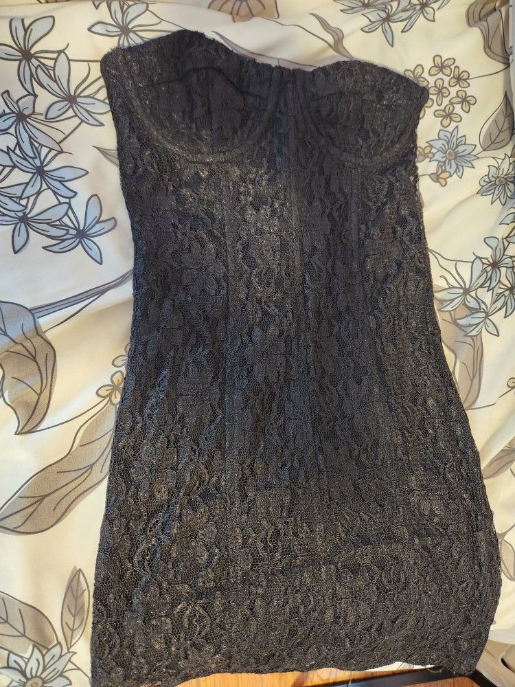 Edikted Black Mini Dress