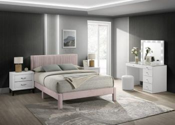 Lucia Bed Pink