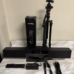 Poly Studio 4K Video Conferencing Bar to use Zoom and MS Teams HP 842D4AA#A + SmallRig Tripod CT-10