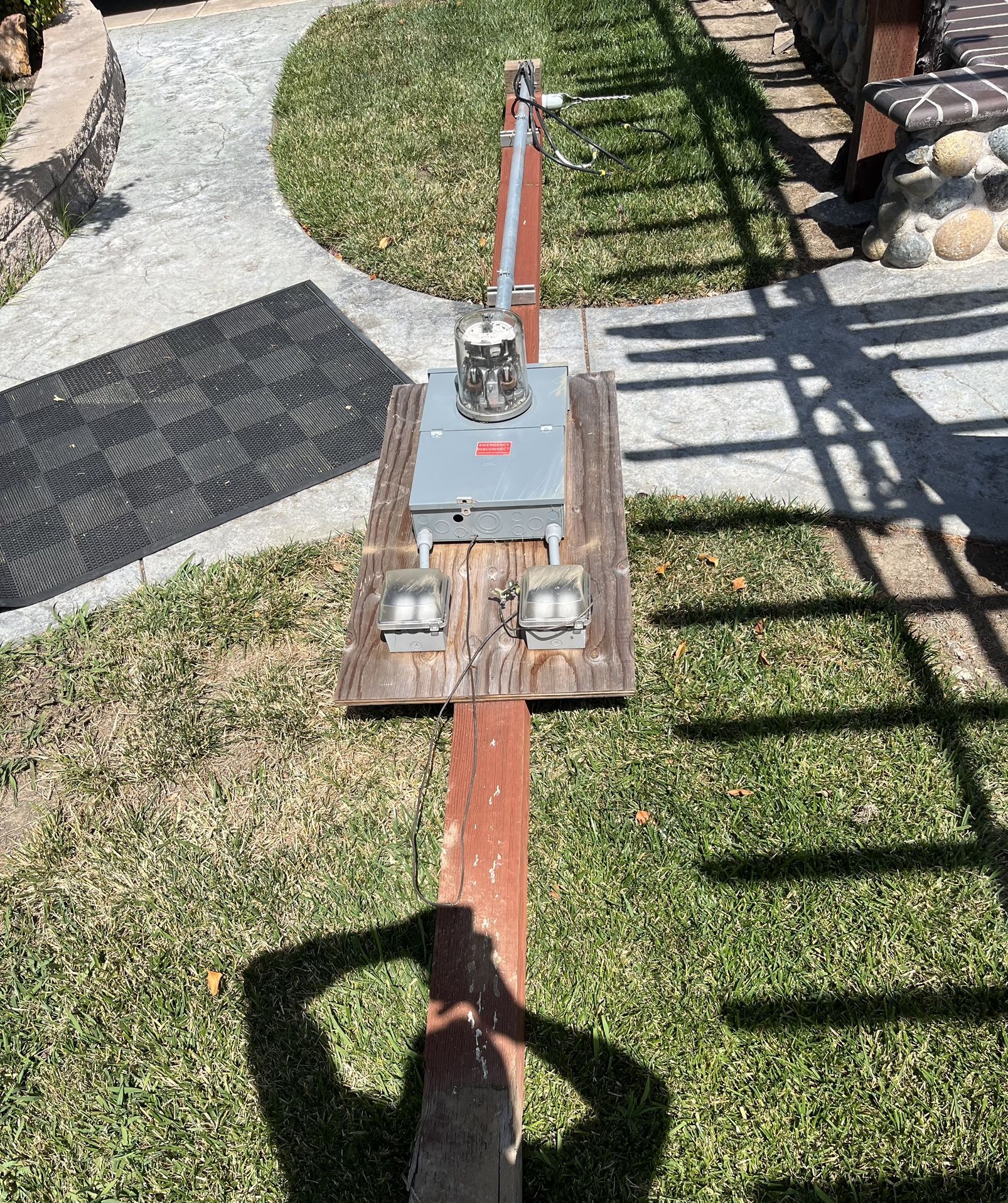 Temporary Power Pole
