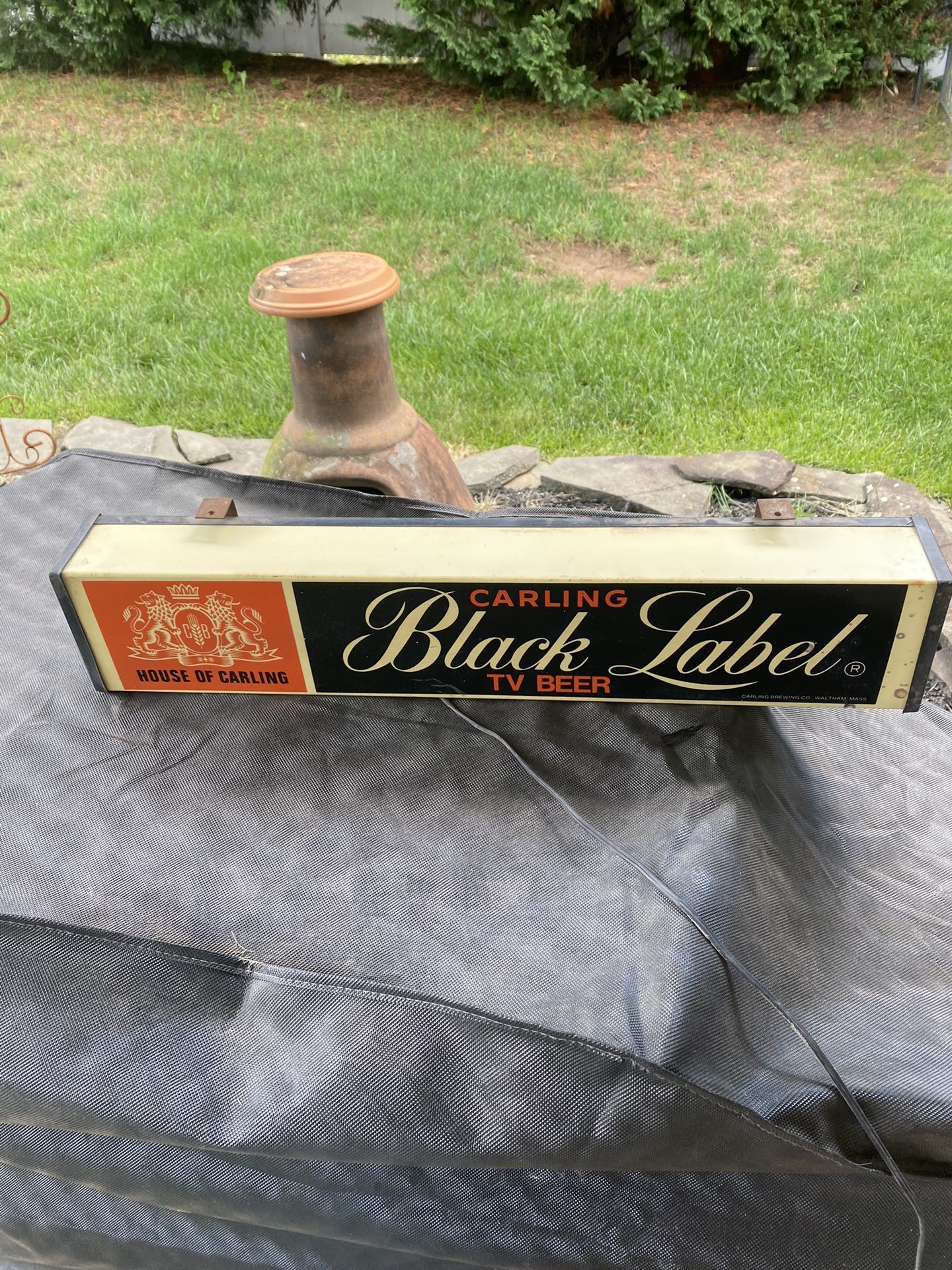 Carling Black Label Beer Sign