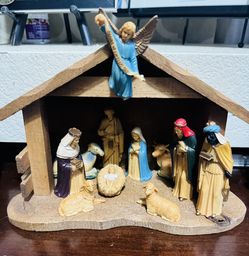 Small Nativity Christmas Decor 