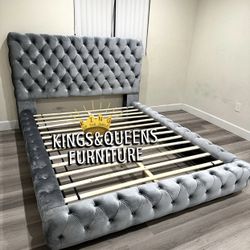 New Queen Bed Frame With Mattress
