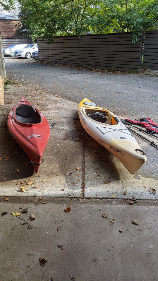 Two Sit-in Kayaks