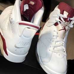Air Jordan 6 Retro  Maroon/OffWhite