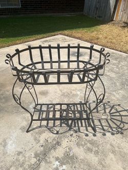 Vintage Metal Plant Stand
