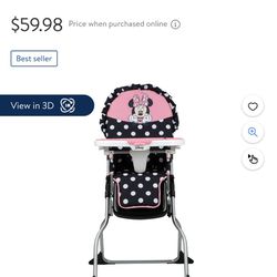 Disney Baby Full Size High Chair 