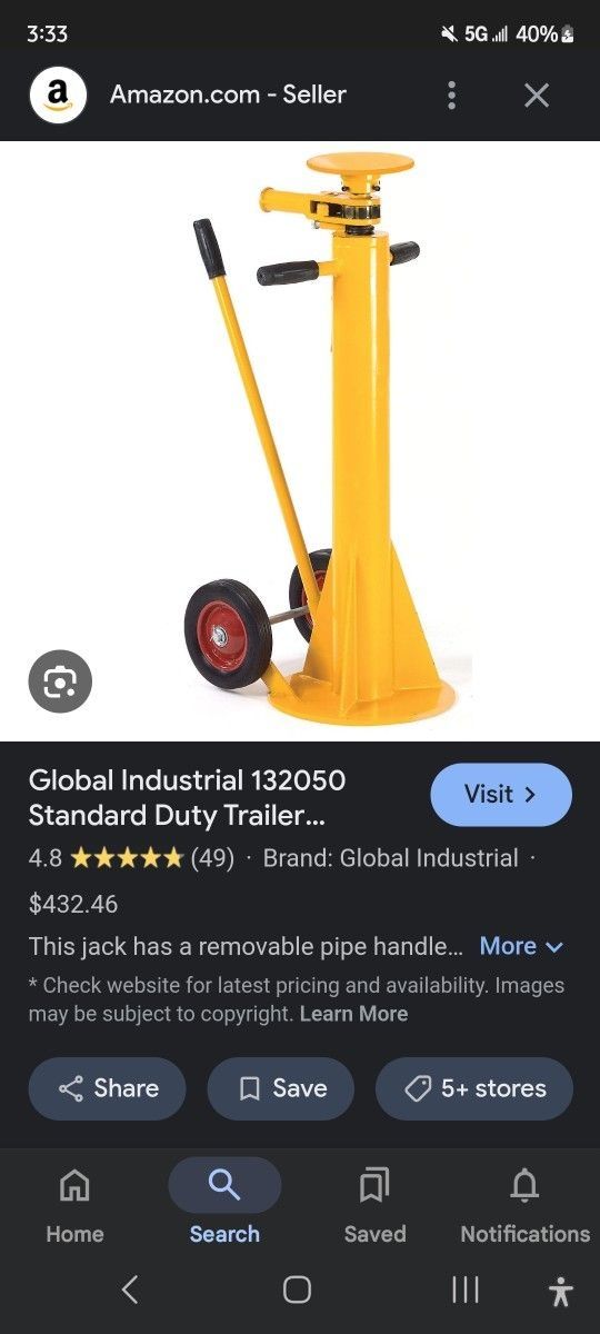 100,000 Lb Trailer Stand /Lift