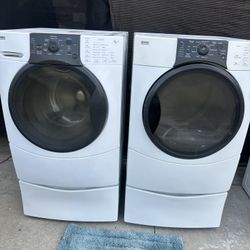 Kenmore Elite Washer & Dryer Front Loader Gas Set