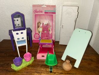 Vintage Barbie Furniture & Stickers
