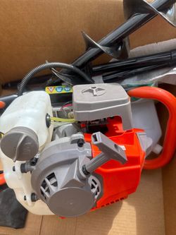 72CC Post Hole Digger Gas Powered, 2 Stroke Auger with 6" & 8" Bits