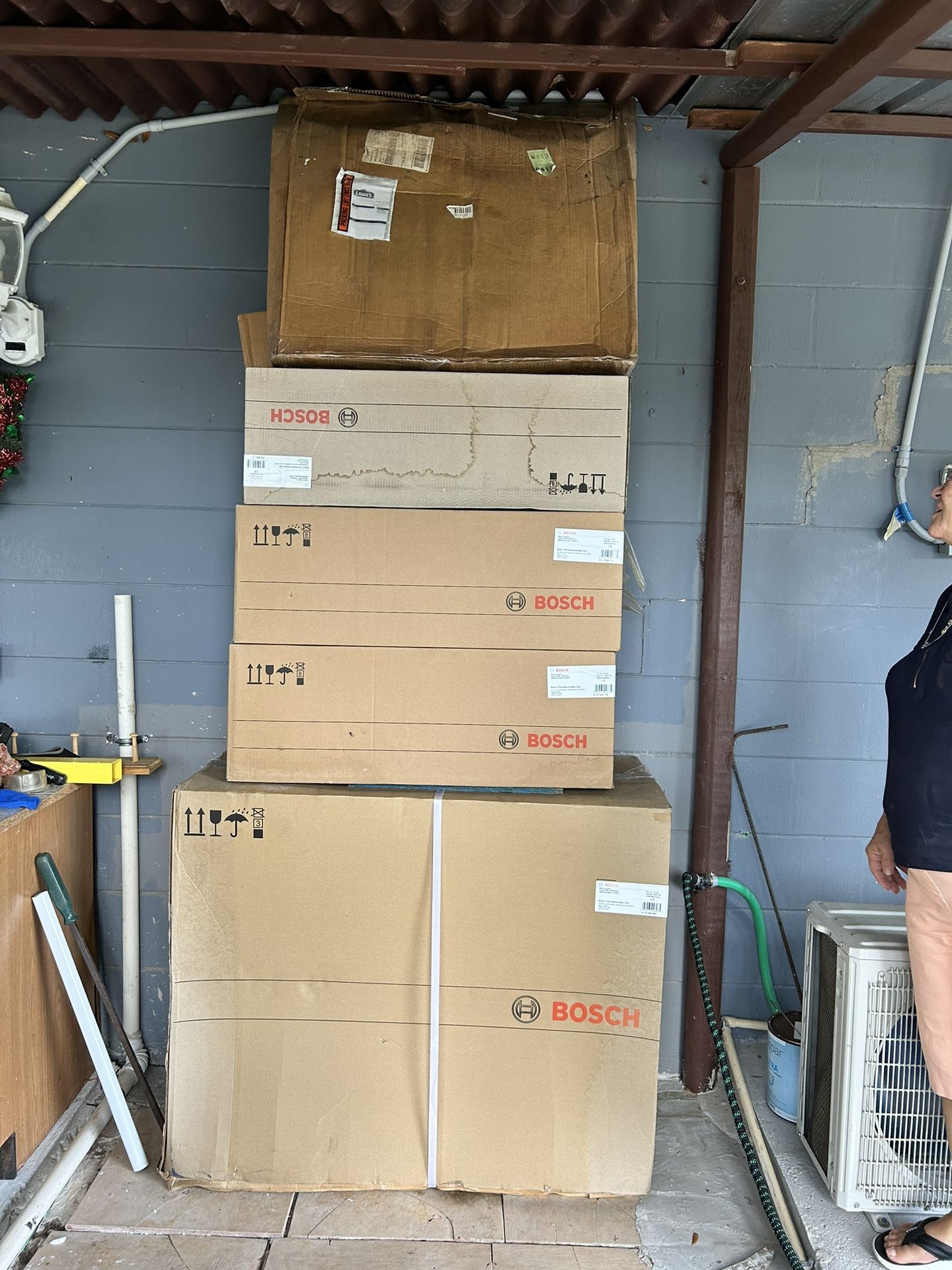 New Bosch Completed 3 Split AC Units