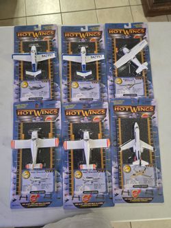 Hot wings die-cast collectible planet set of 6 new in package