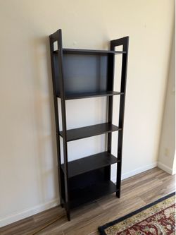 IKEA Laiva Black Bookcase Shelf 2 Shelves