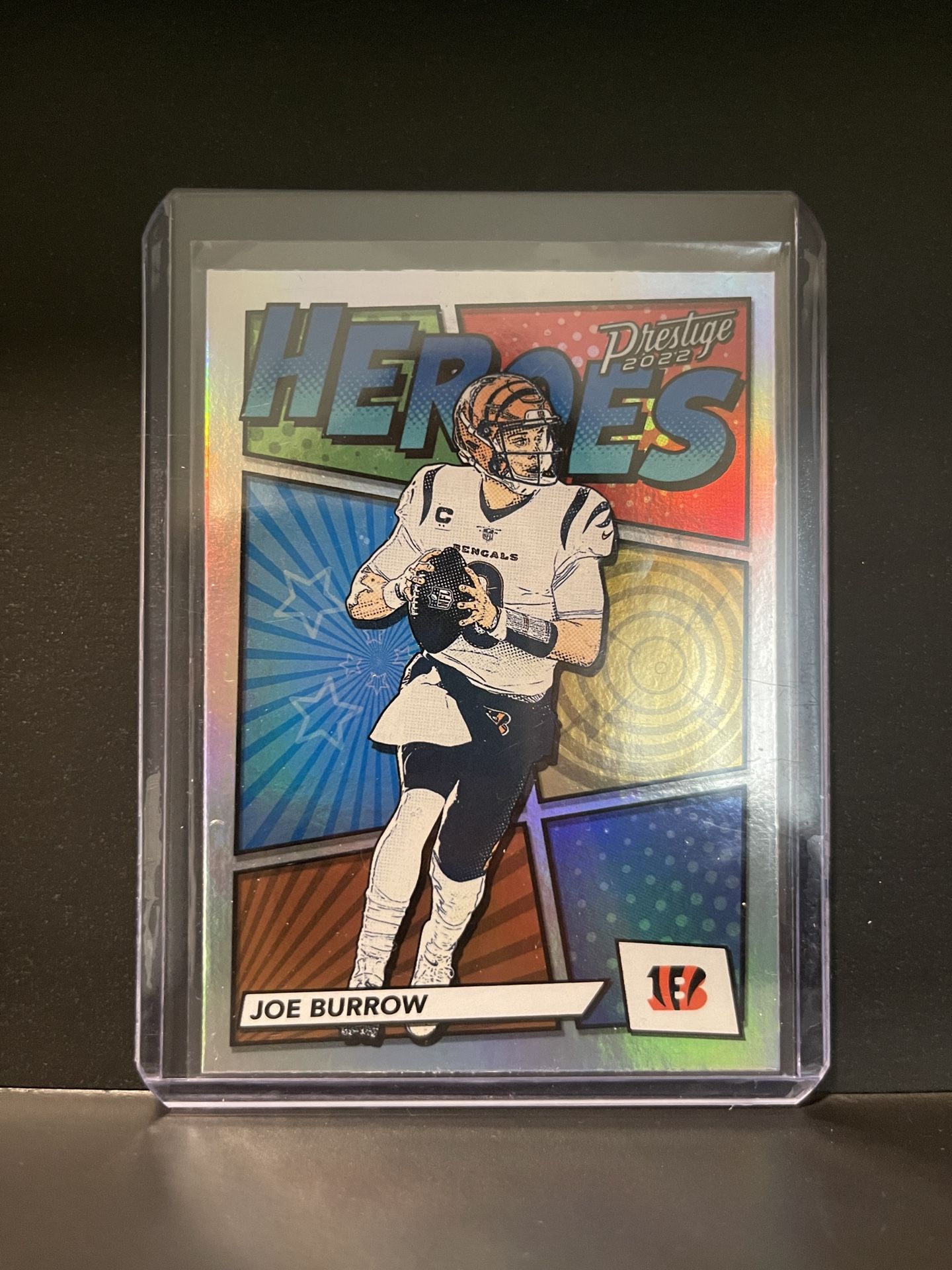 2022 Panini Prestige Joe Burrow Heroes Holo Insert #H-2 Cincinnati Bengals