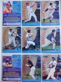 2000 Topps Finest Baseball Lot