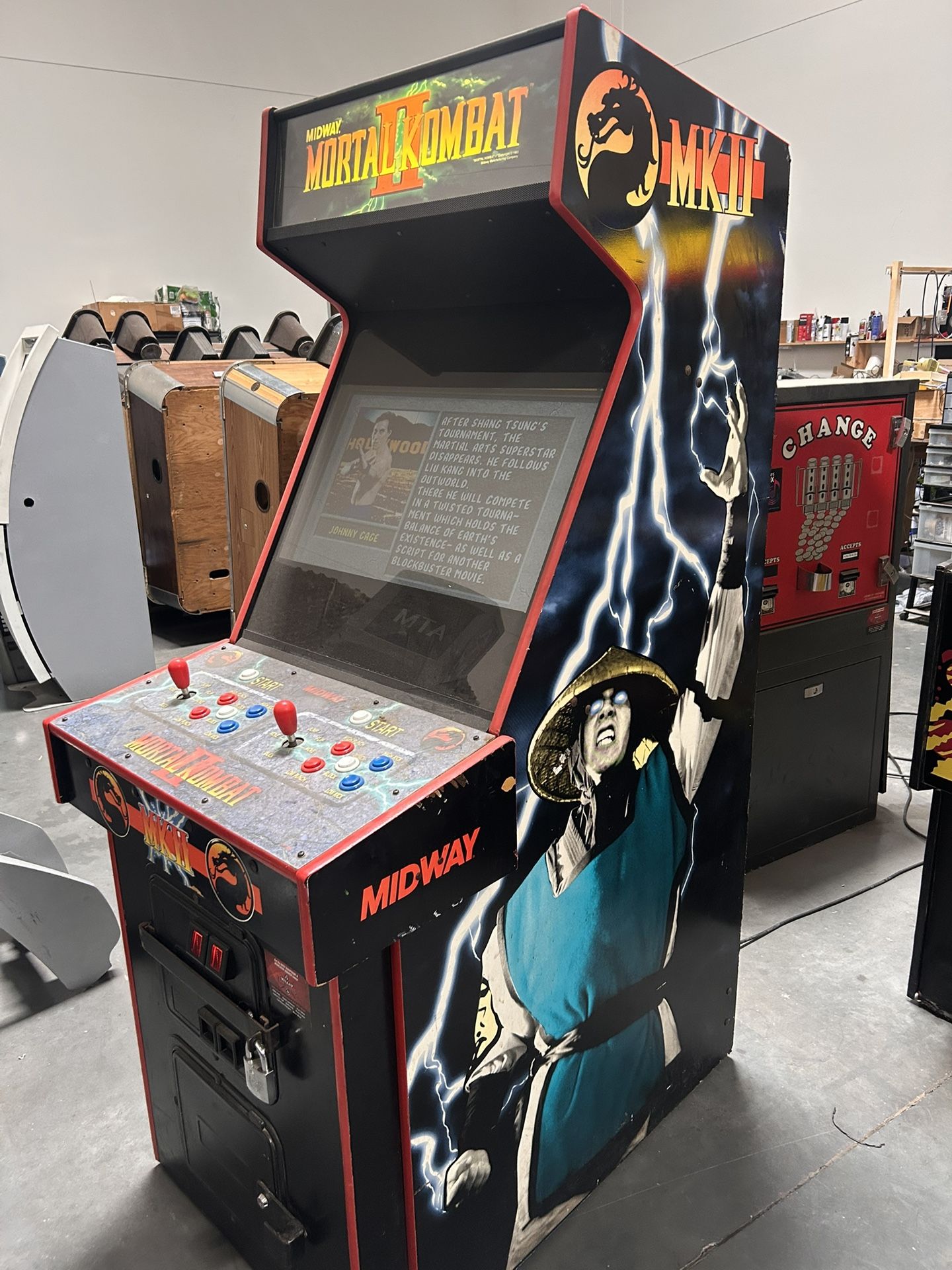 Mortal Kombat II Arcade Machine (1993 Midway)
