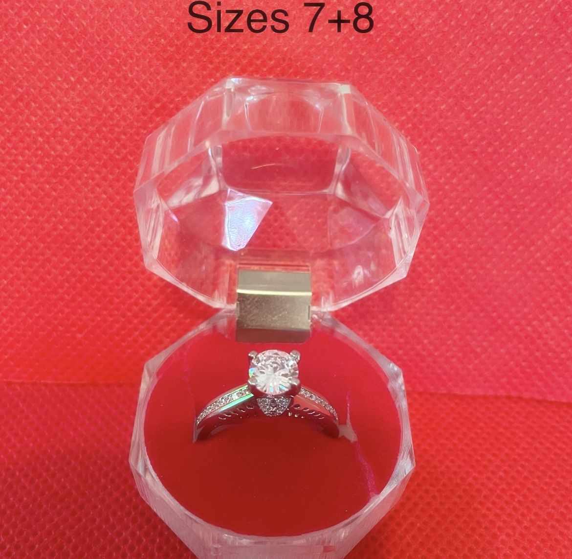 Engagement Ring With Box 