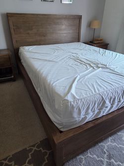 Hardwood Queen bed