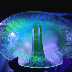 Uranium Glass Dish