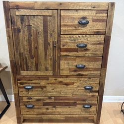 Rustic Dresser and Nightstand Set