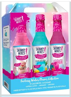 NEW! Jordan's Skinny Mixes Mermaid, Unicorn, Cotton Candy Syrup Trio