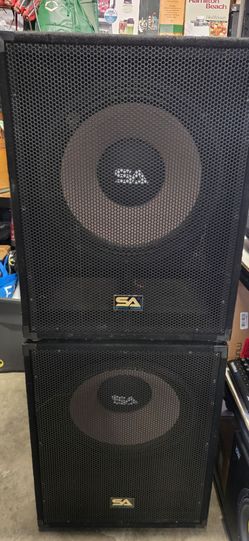 SA 18" Subs